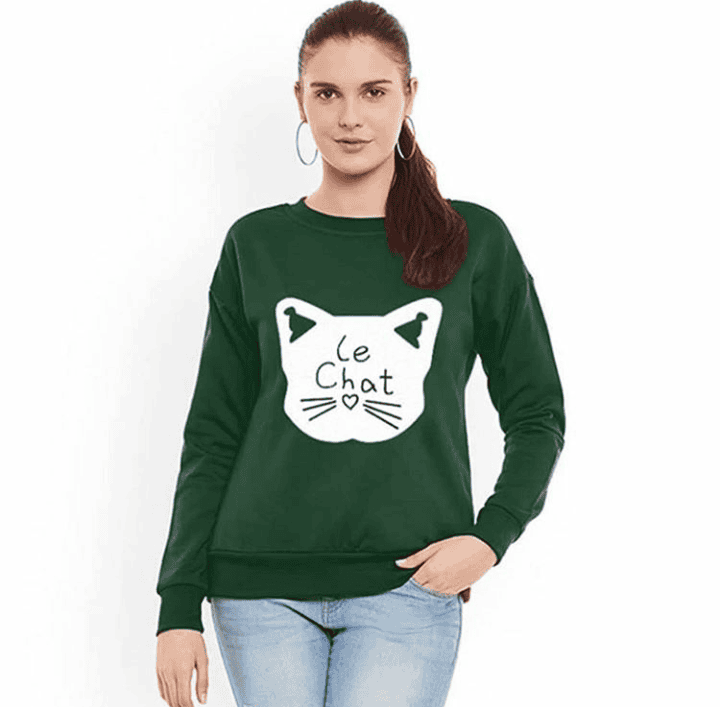 Le Chat Cat Funky Sweatshirt Le Chat Cat Funky Sweatshirt